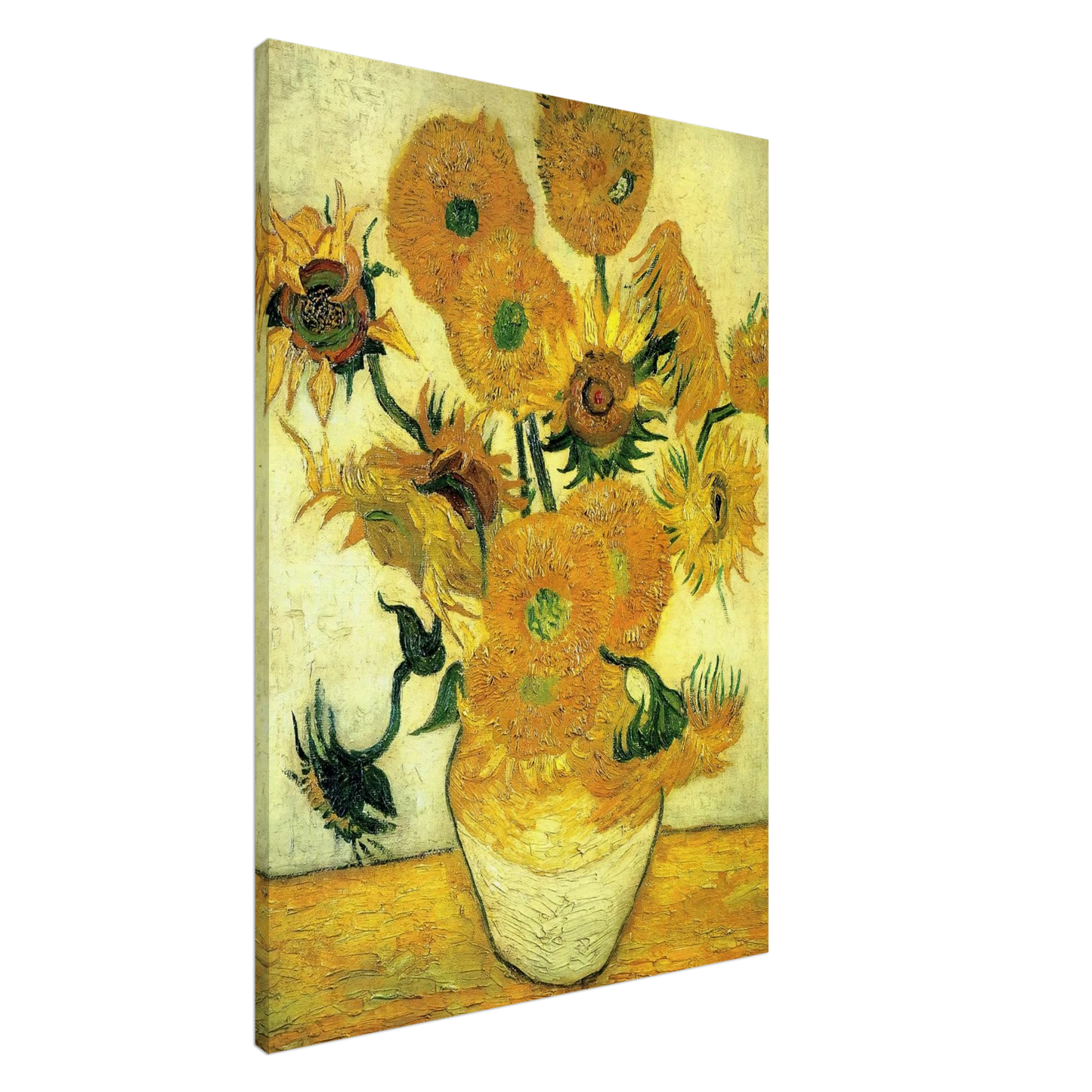 Vincent van Gogh - Still Life - Vase with Fourteen Sunflowers Canvas - 20x30 cm / 8x12 inches-canvas