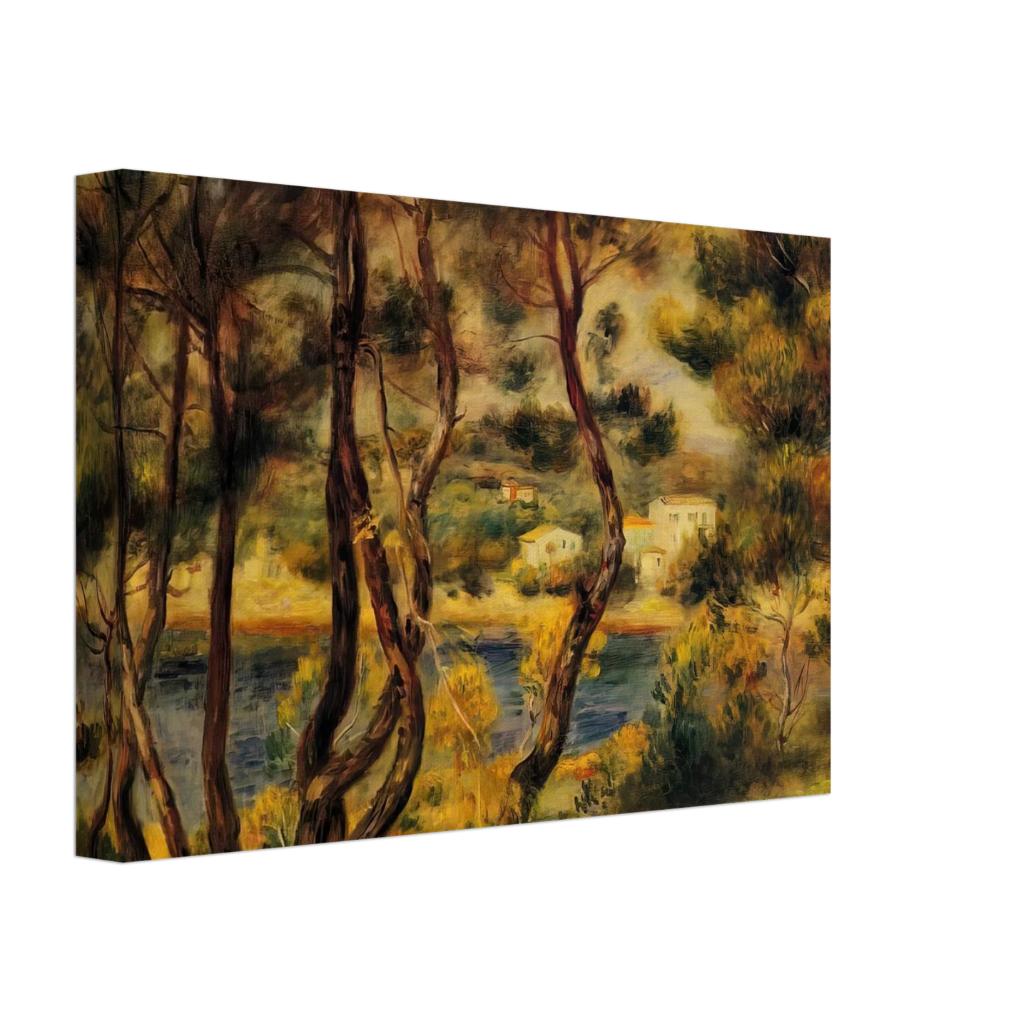 Pierre-Auguste Renoir - Cape Saint Jean Canvas - 40x60 cm / 16x24 inches-canvas