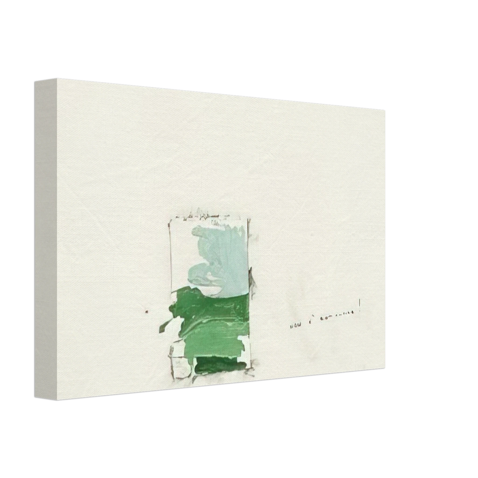 Mario Schifano - Non e romantico! - 1963 Canvas - 40x60 cm / 16x24 inches-canvas