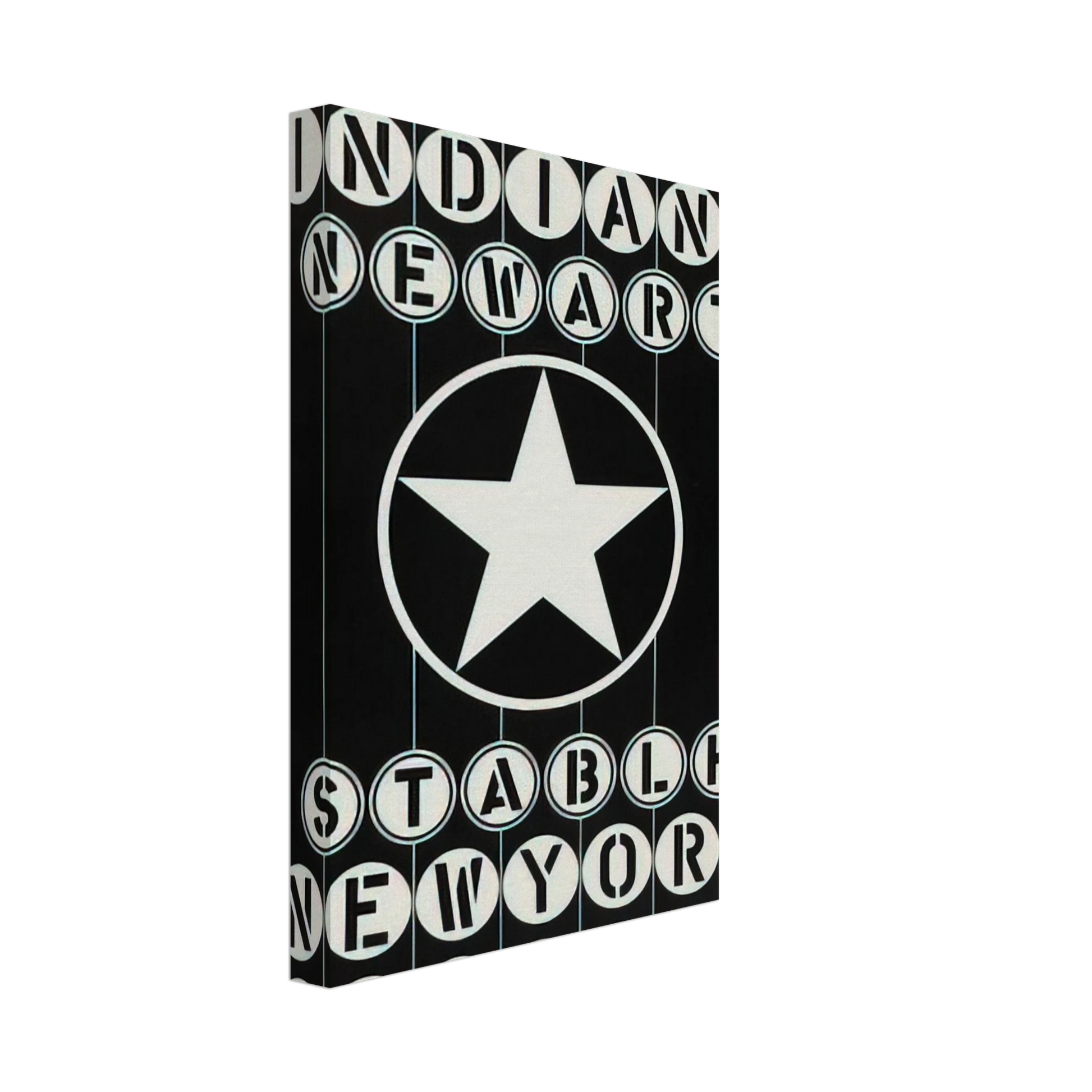 Robert Indiana - Robert Indiana, New Art, Stable New York Canvas - 70x100 cm / 28x40 inches-canvas