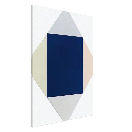 Max Bill - Blauer kern - 1969 Canvas - 20x30 cm / 8x12 inches-canvas