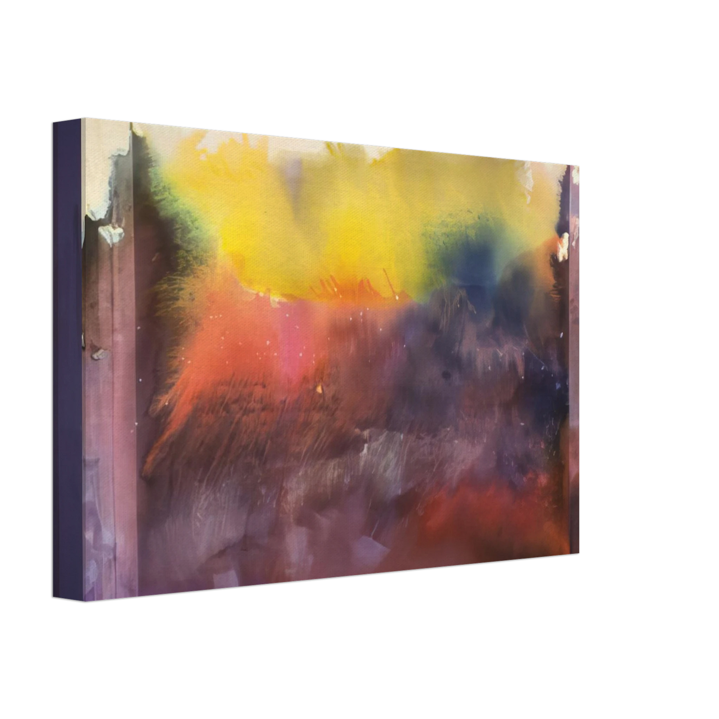 Ronnie Landfield - Vision Of Paradise - 1985 Canvas - 70x100 cm / 28x40 inches-canvas