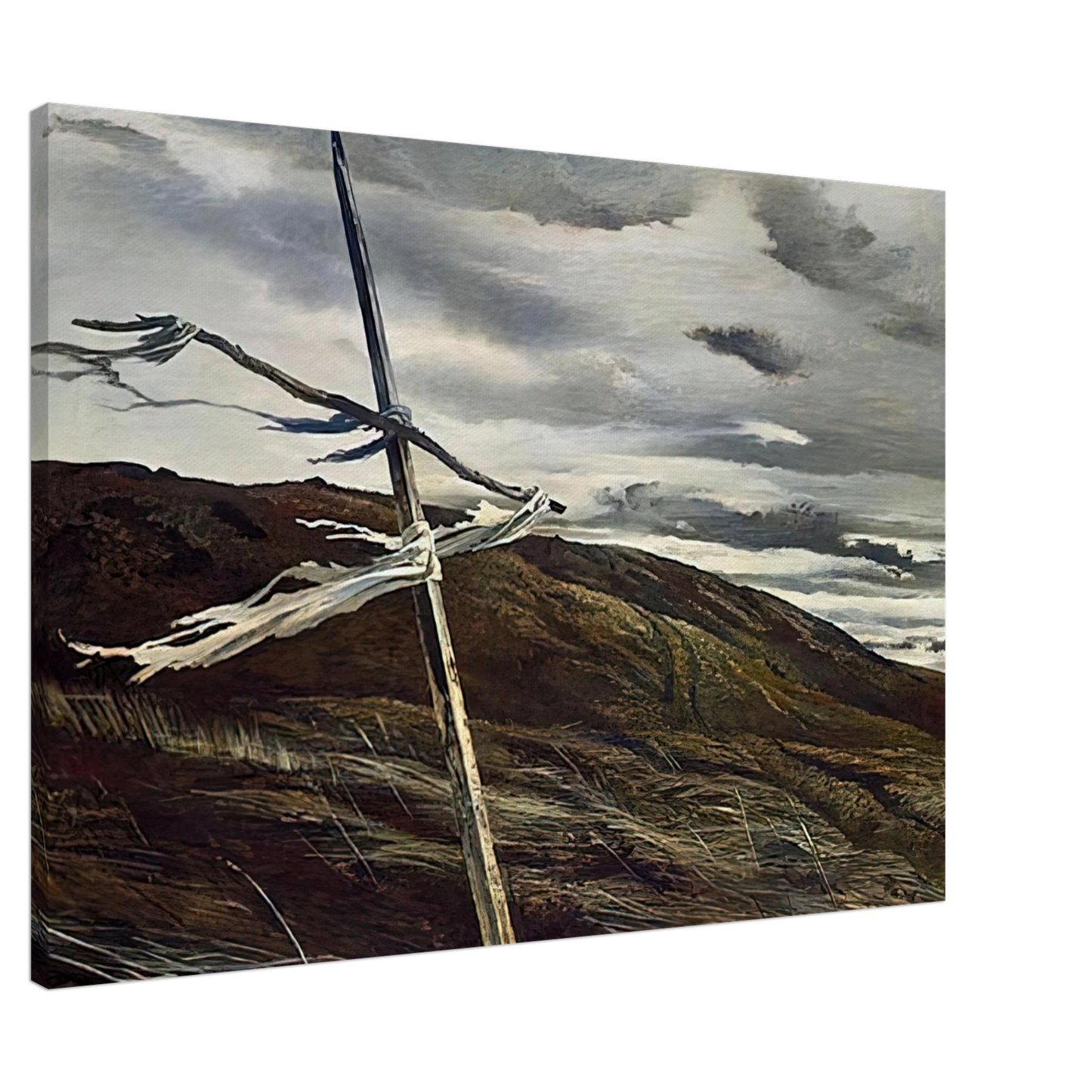 Andrew Wyeth - DODGES RIDGE 1947 Canvas - 20x30 cm / 8x12 inches-canvas