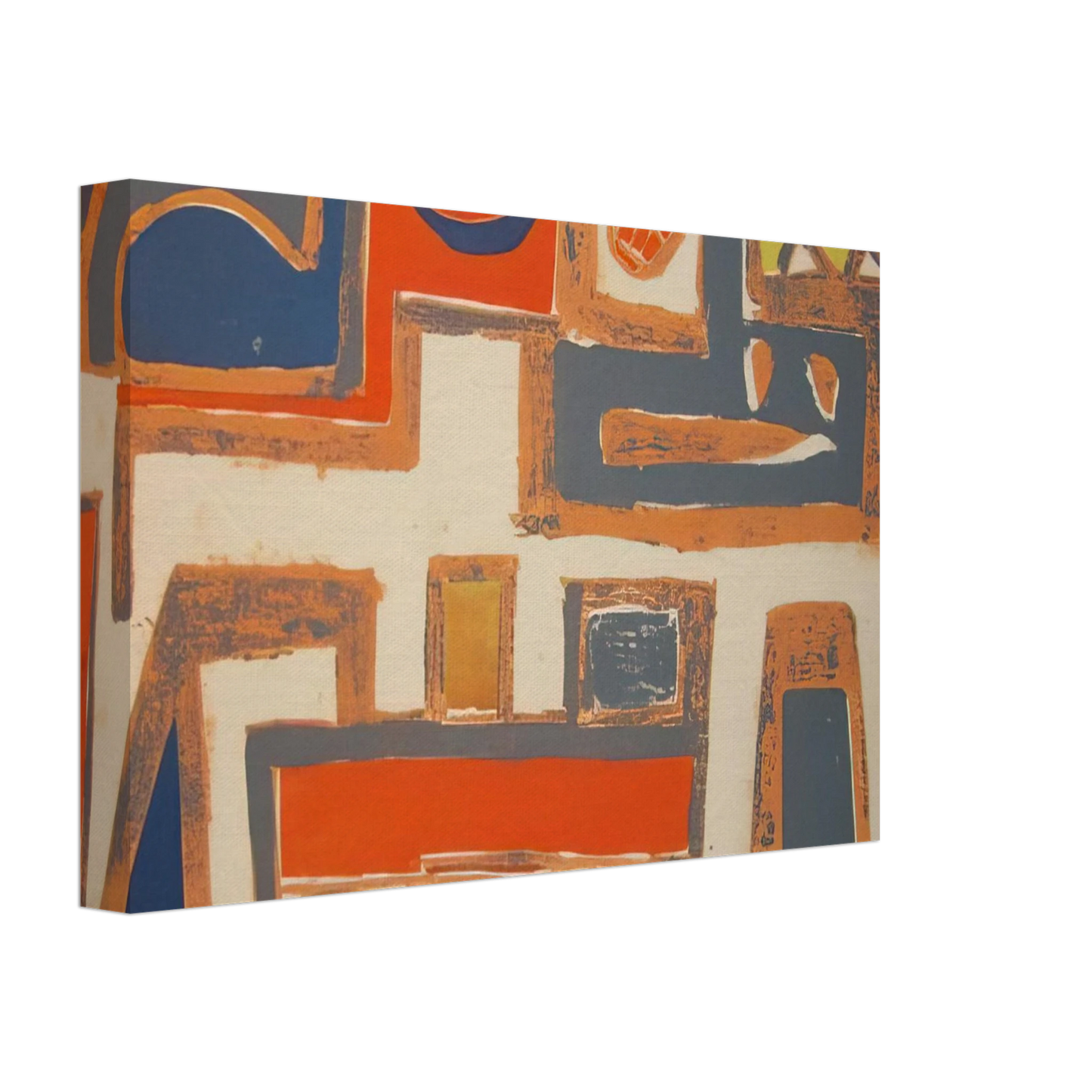 Will Barnet - The cat - 1956 United States Canvas - 40x60 cm / 16x24 inches-canvas