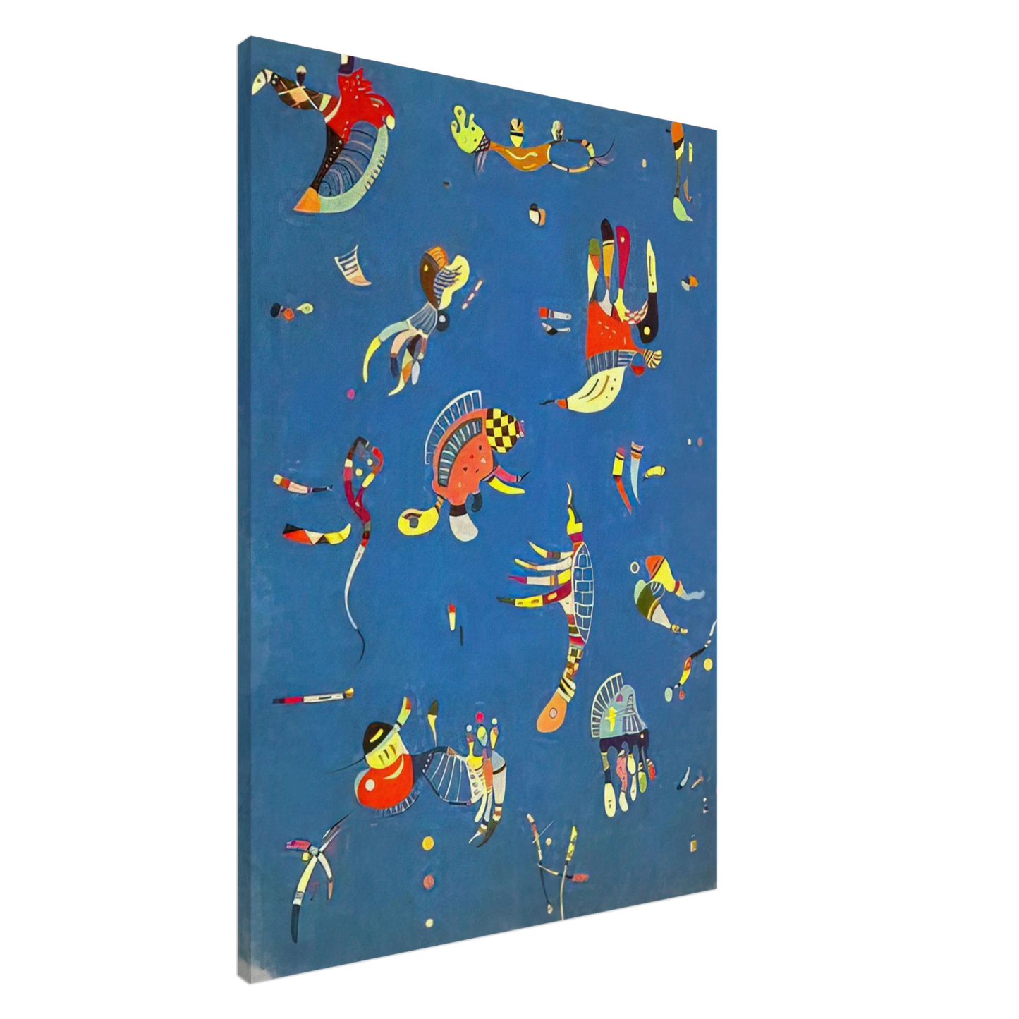 Wassily Kandinsky - SKY BLUE 1940 Canvas - 20x30 cm / 8x12 inches-canvas