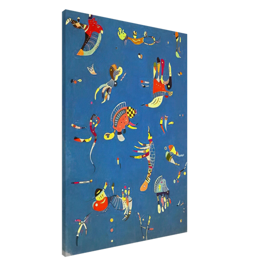 Wassily Kandinsky - SKY BLUE 1940 Canvas - 20x30 cm / 8x12 inches-canvas