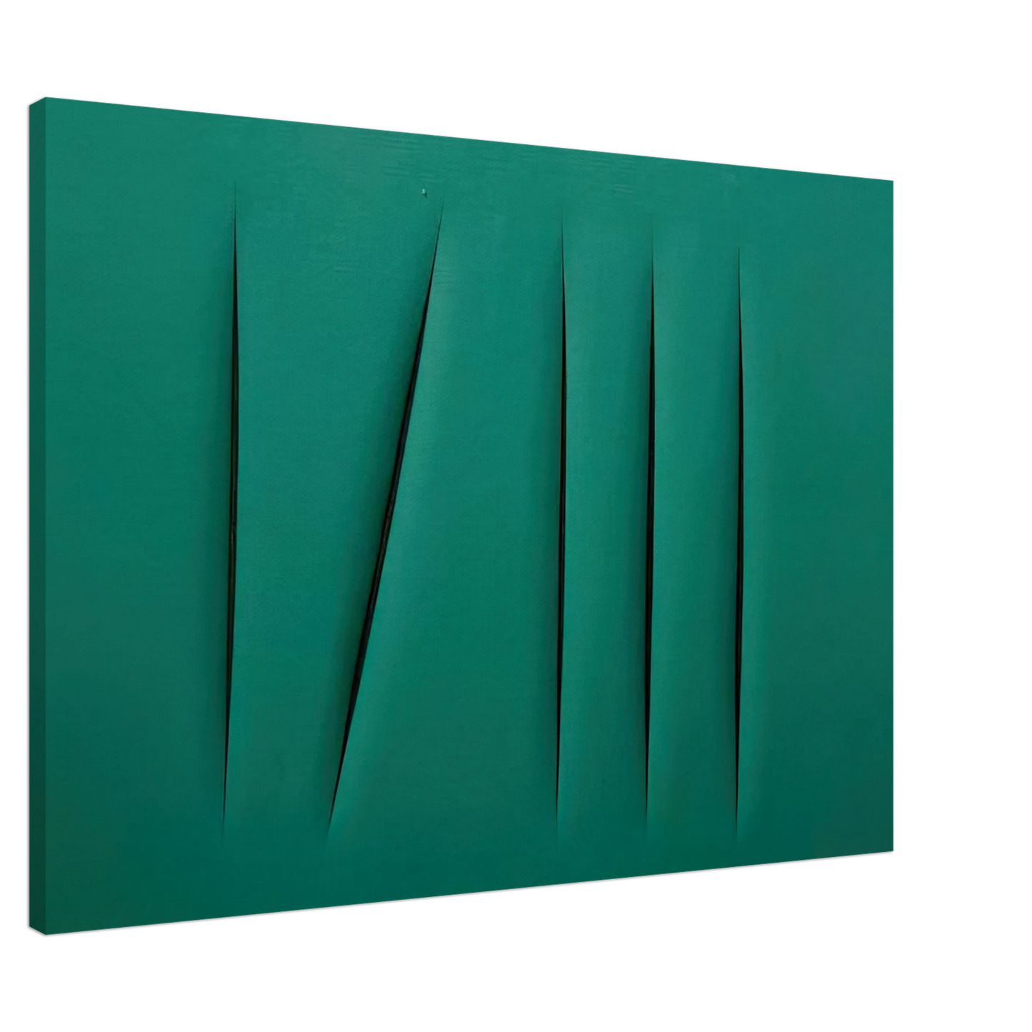 Lucio Fontana - Concept Spatial Canvas - 20x30 cm / 8x12 inches-canvas