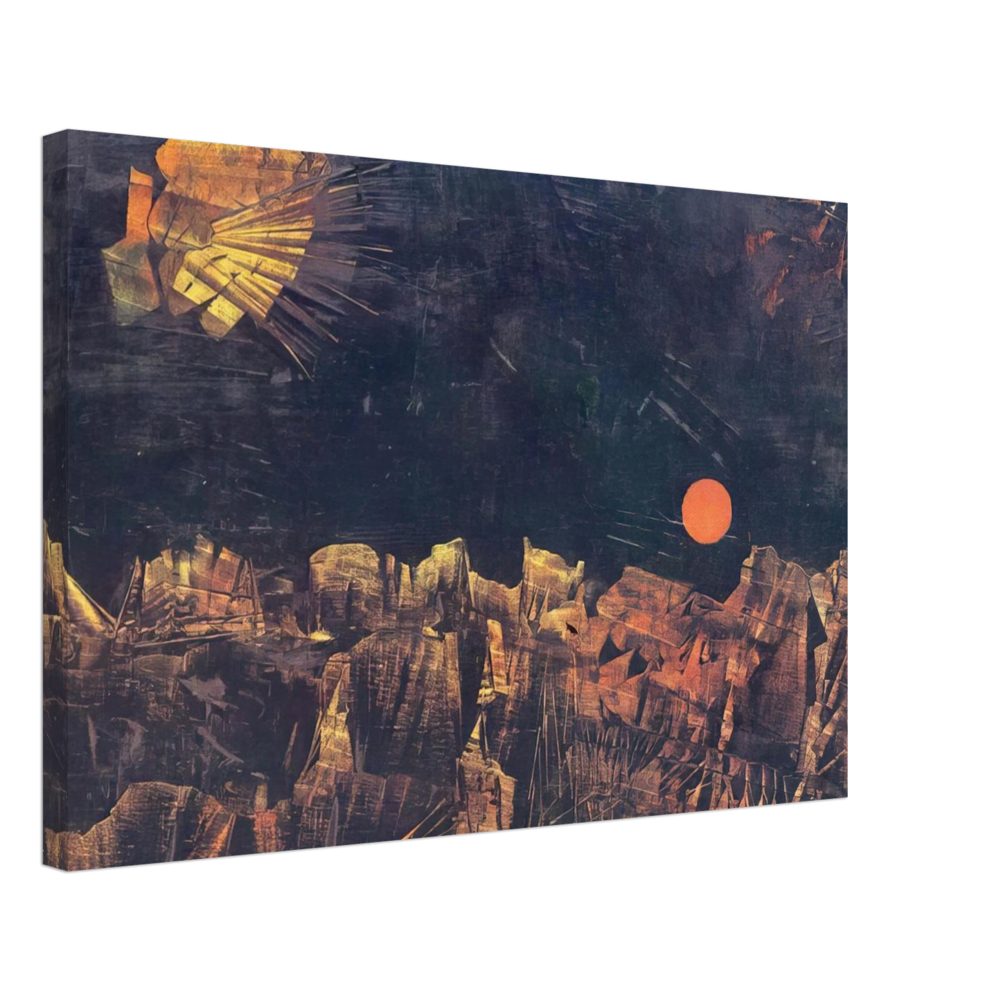 Max Ernst - Praise to Tanguy Canvas - 40x60 cm / 16x24 inches-canvas