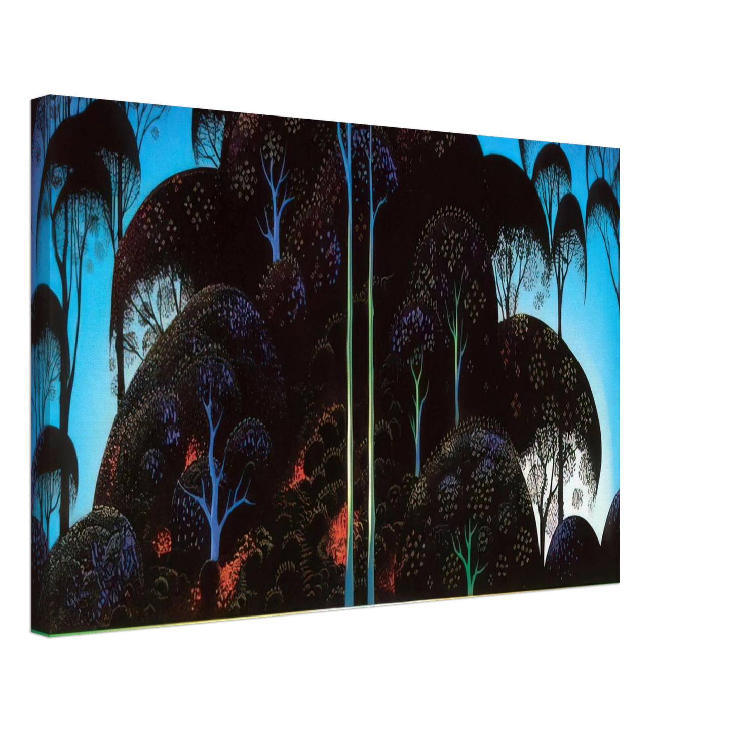 Eyvind Earle - Forest Bouquet Canvas - 70x100 cm / 28x40 inches-canvas