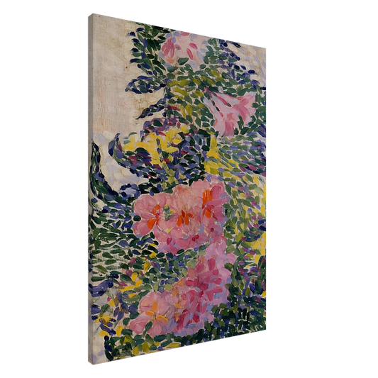 Henri-Edmond Cross - Flowers Canvas - 20x30 cm / 8x12 inches-canvas