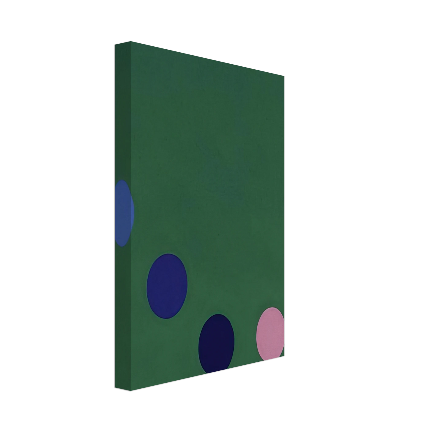 Thomas Downing - Green Square - Op Art Canvas - 70x100 cm / 28x40 inches-canvas