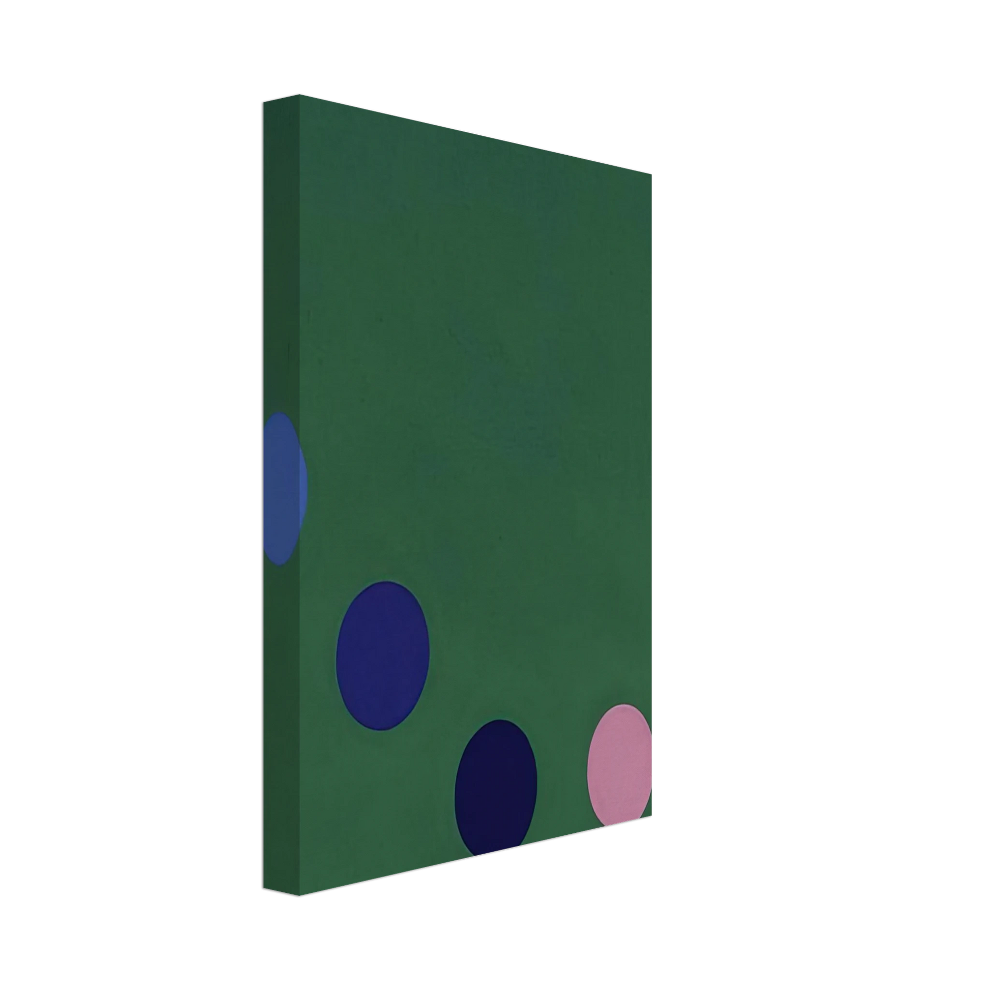 Thomas Downing - Green Square - Op Art Canvas - 70x100 cm / 28x40 inches-canvas