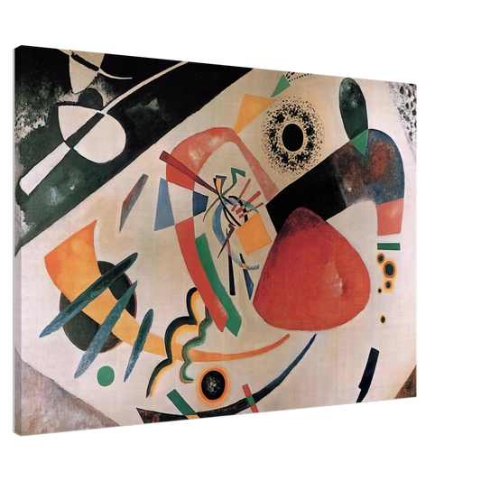Wassily Kandinsky - RED SPOT II 1921 Canvas - 20x30 cm / 8x12 inches-canvas