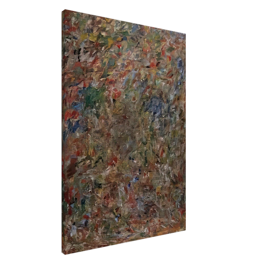 Milton Resnick - ABSTRACTION 1963 Canvas - 20x30 cm / 8x12 inches-canvas