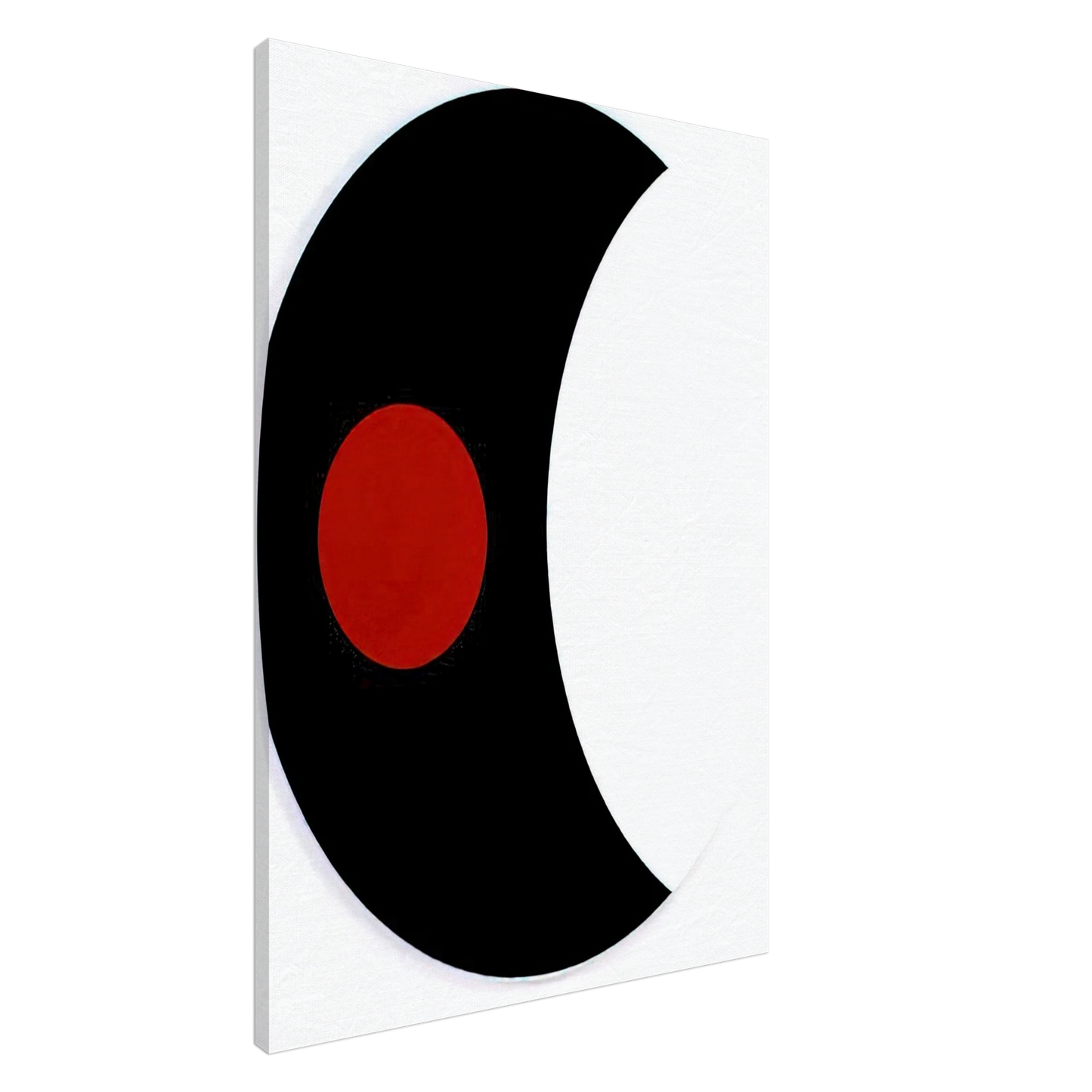 Alexander Liberman - Omicron V - 1961 Canvas - 20x30 cm / 8x12 inches-canvas