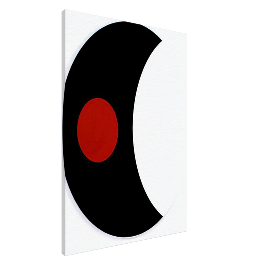 Alexander Liberman - Omicron V - 1961 Canvas - 20x30 cm / 8x12 inches-canvas