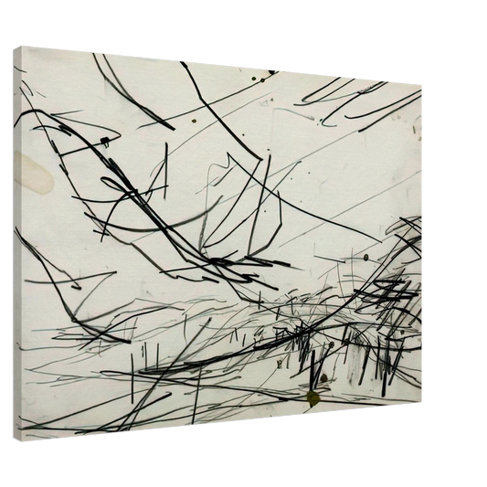 Frank Auerbach - WORKING DRAWING FOR PRIMROSE HILL Canvas - 20x30 cm / 8x12 inches-canvas