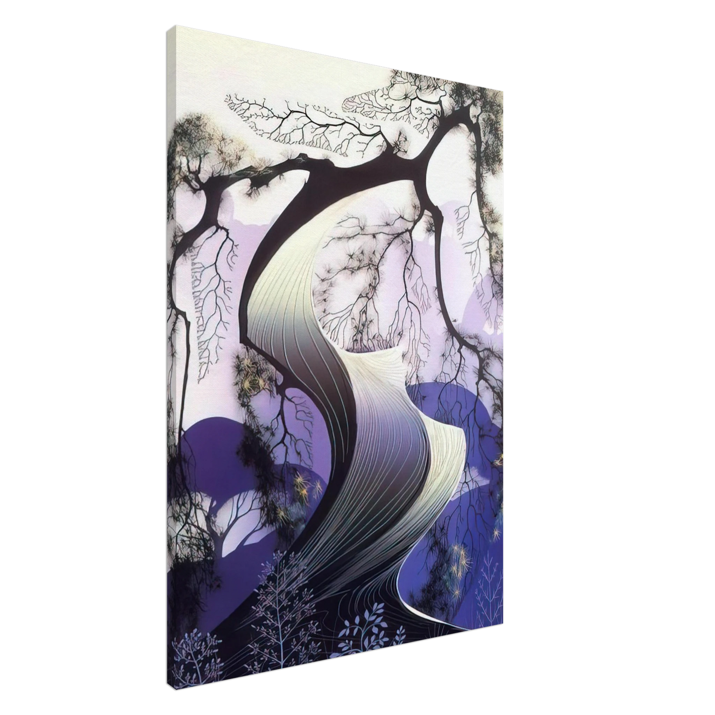 Eyvind Earle - Bonsai Canvas - 20x30 cm / 8x12 inches-canvas