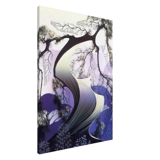 Eyvind Earle - Bonsai Canvas - 20x30 cm / 8x12 inches-canvas