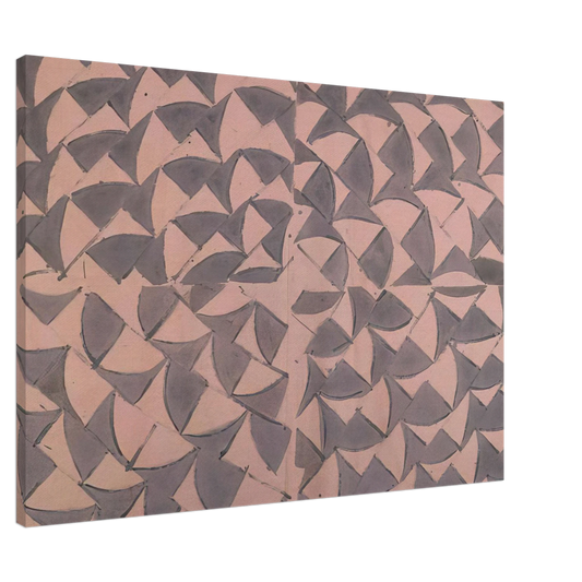 Carla Accardi - Rosa grigio grande - 1973 Canvas - 20x30 cm / 8x12 inches-canvas