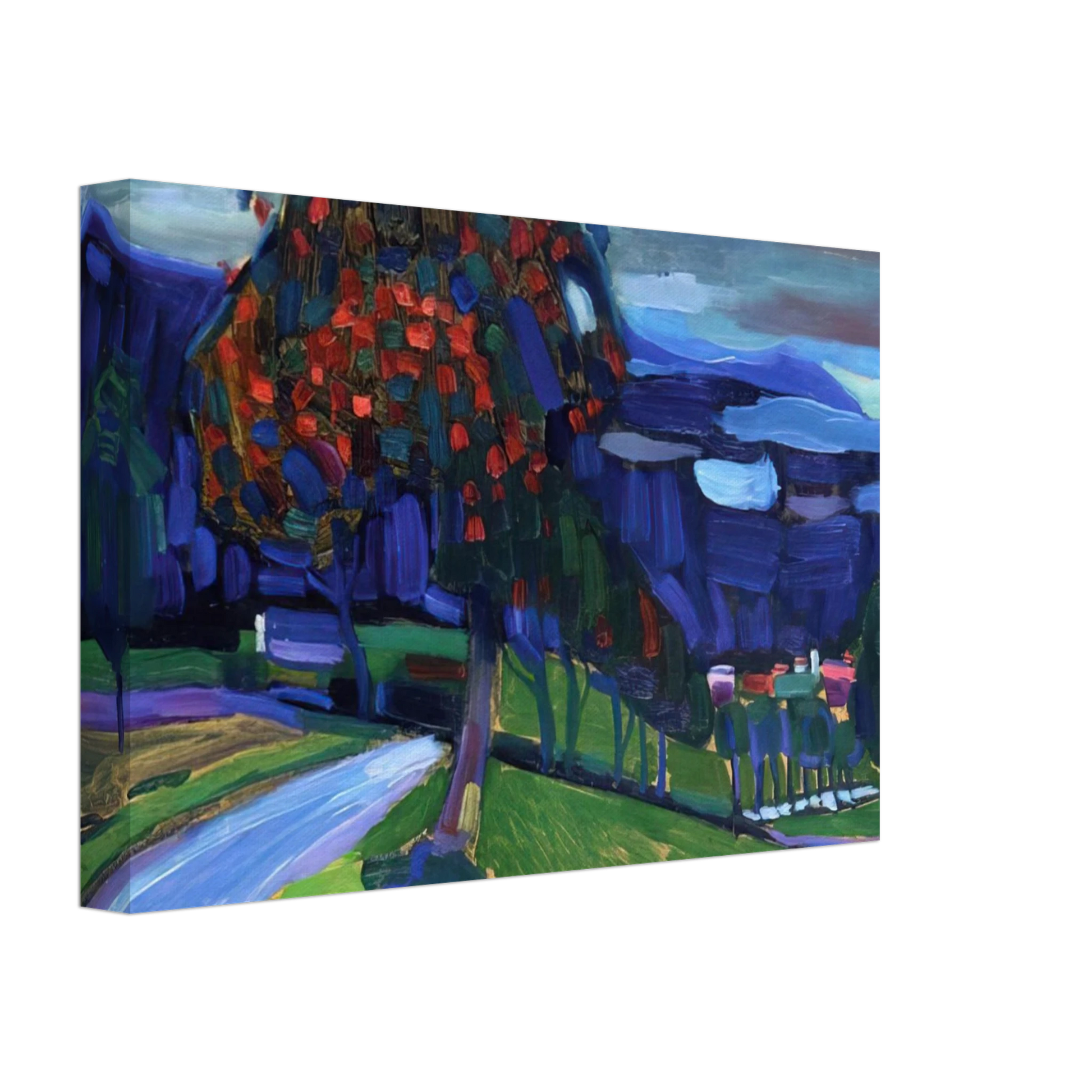 Wassily Kandinsky - AUTUMN IN MURNAU 1908 Canvas - 70x100 cm / 28x40 inches-canvas