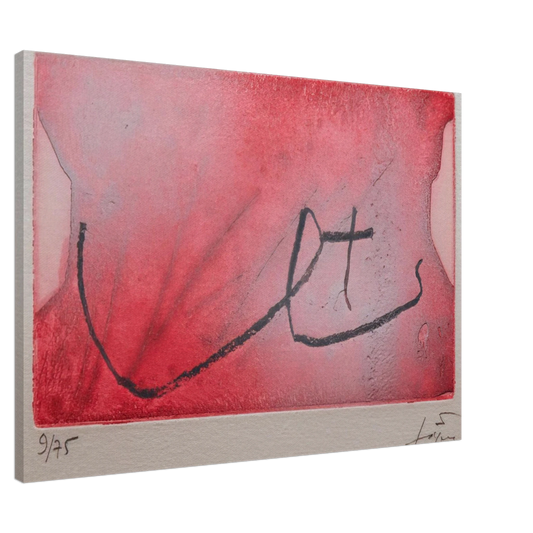 Antoni Tapies - SEINS 1984 Canvas - 20x30 cm / 8x12 inches-canvas