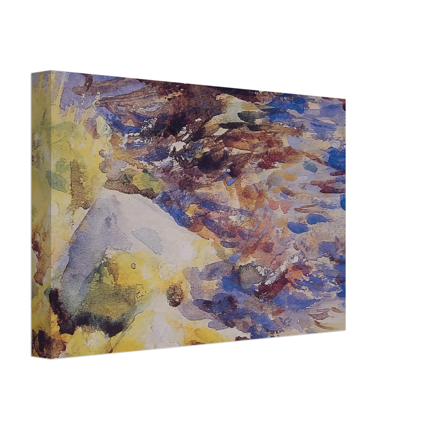 John Singer Sargent - Reflections Rocks and Water Canvas - 40x60 cm / 16x24 inches-canvas