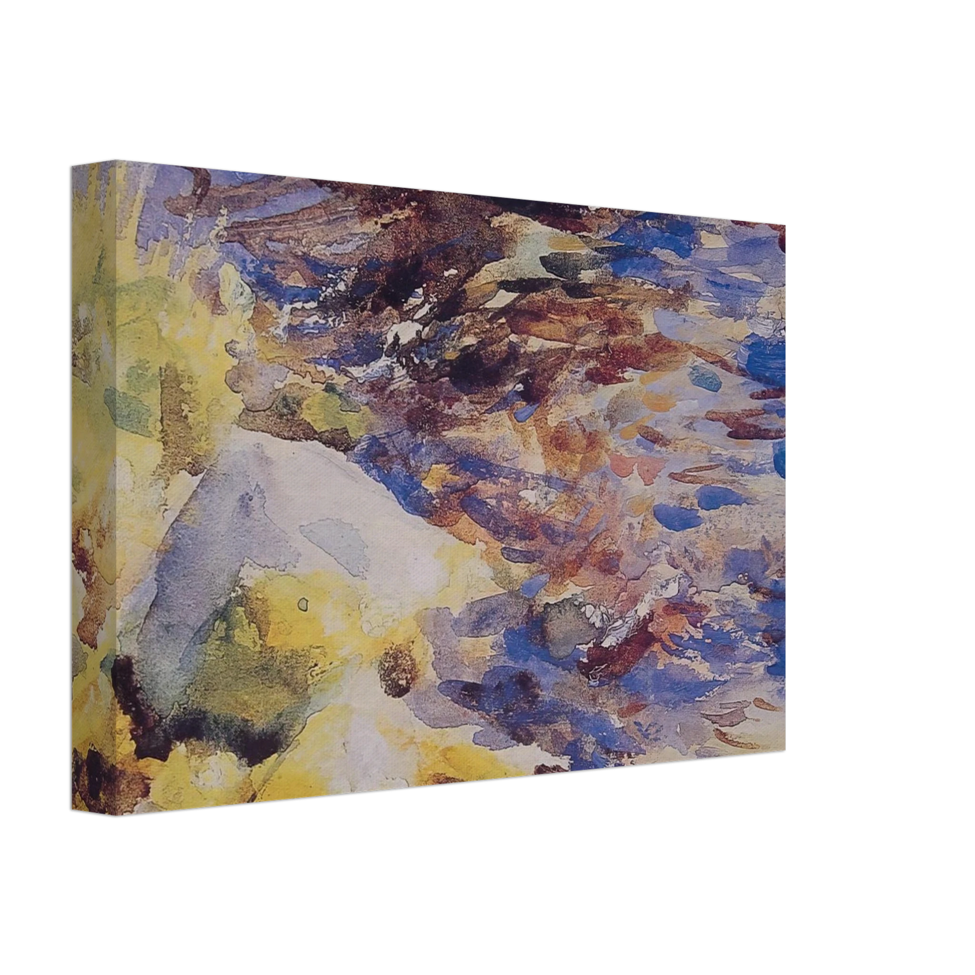 John Singer Sargent - Reflections Rocks and Water Canvas - 40x60 cm / 16x24 inches-canvas