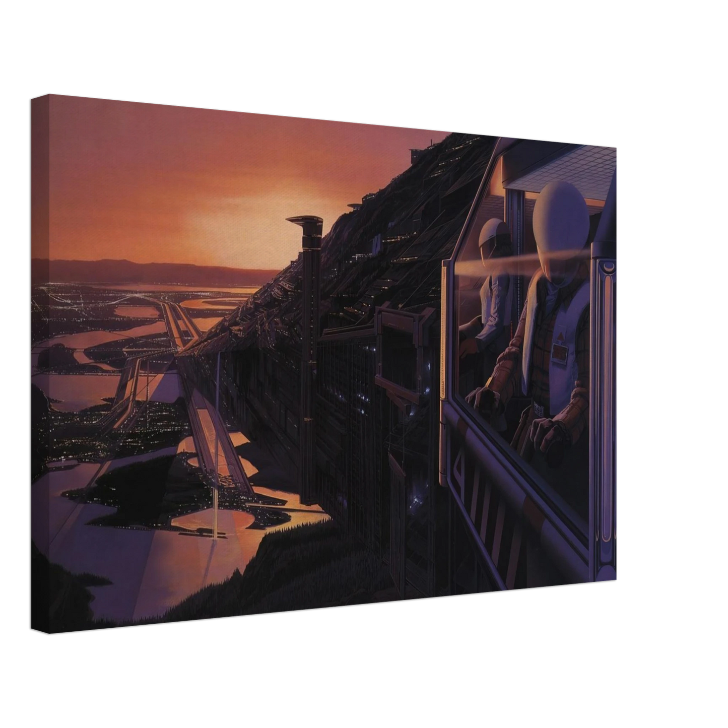 Syd Mead - Syd Mead Canvas - 40x60 cm / 16x24 inches-canvas