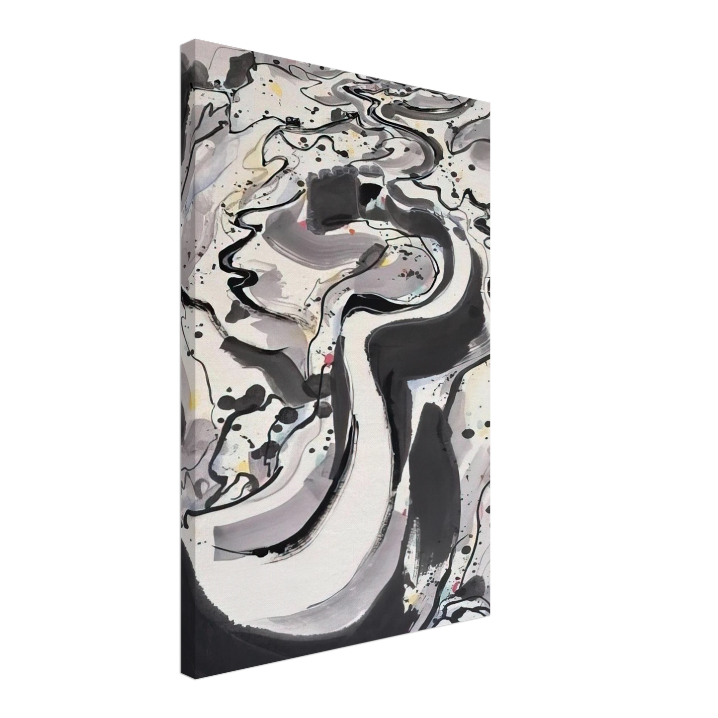 Wu Guanzhong - The Great Wall I - 1986 Canvas - 40x60 cm / 16x24 inches-canvas