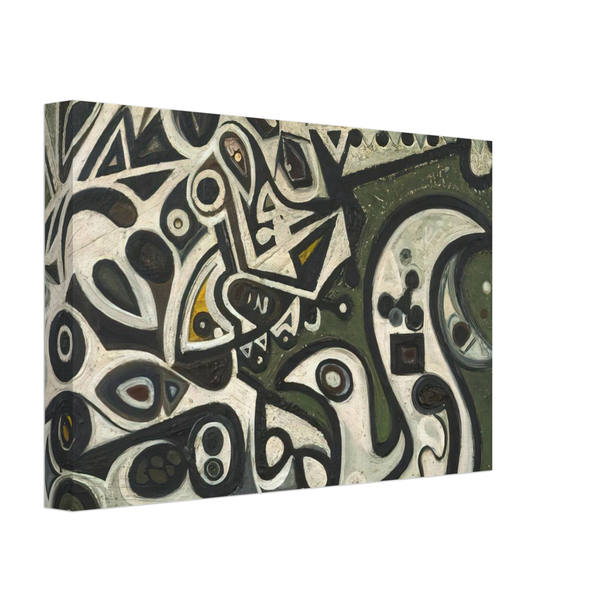 Richard Pousette-Dart - River Metamorphosis - 1939 Canvas - 40x60 cm / 16x24 inches-canvas