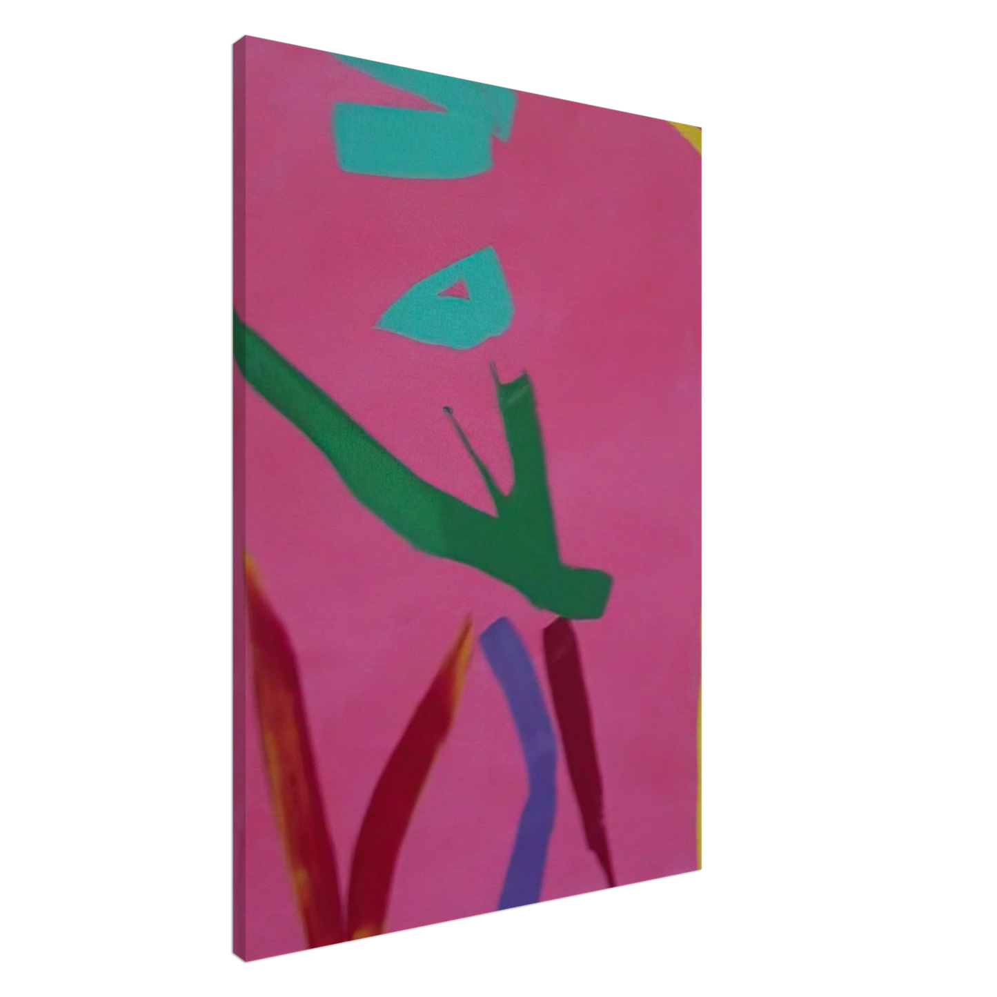 Ray Parker - Untitled #71 - 1974 Canvas - 20x30 cm / 8x12 inches-canvas