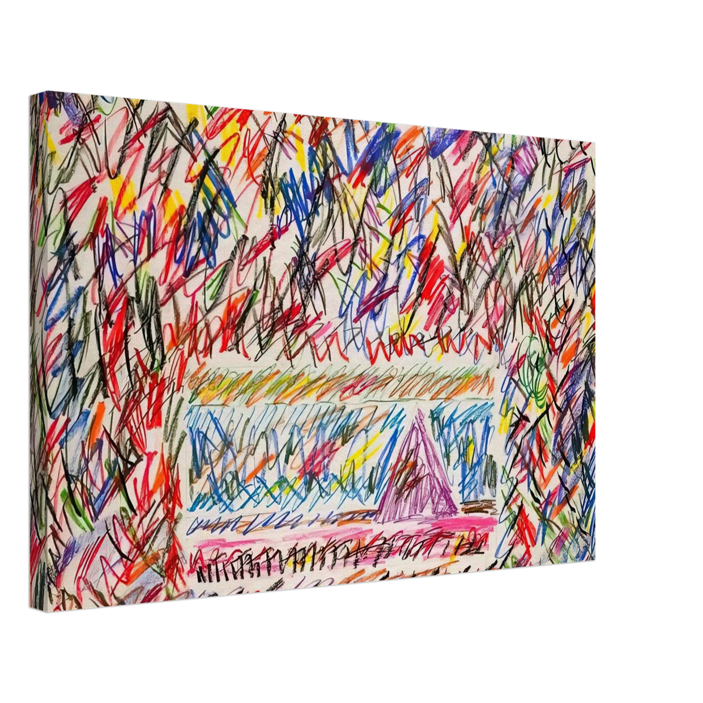 Sam Gilliam - Coffee Thyme Canvas - 70x100 cm / 28x40 inches-canvas