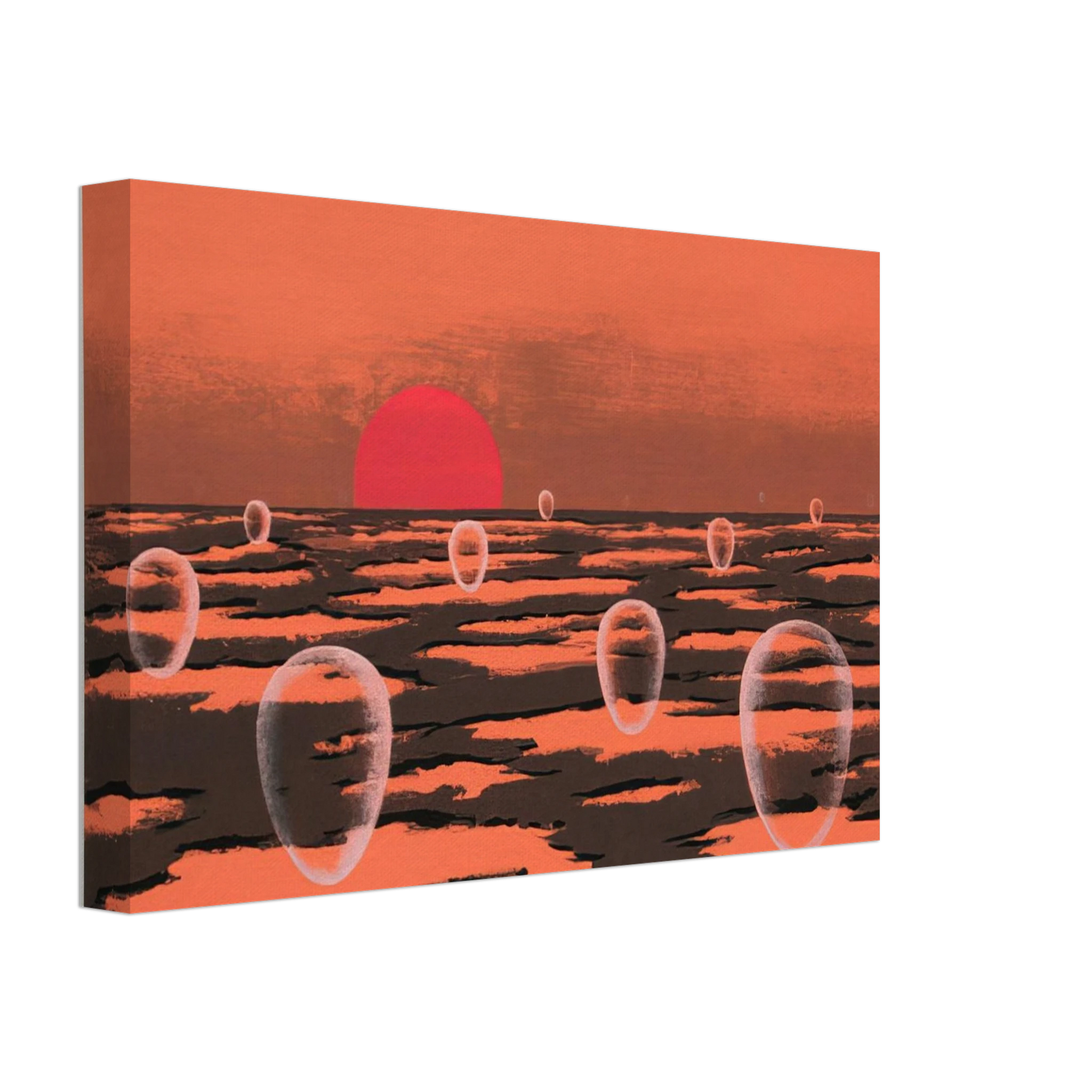 Clarence Holbrook Carter - Eschantos 28 - 1977 Canvas - 70x100 cm / 28x40 inches-canvas