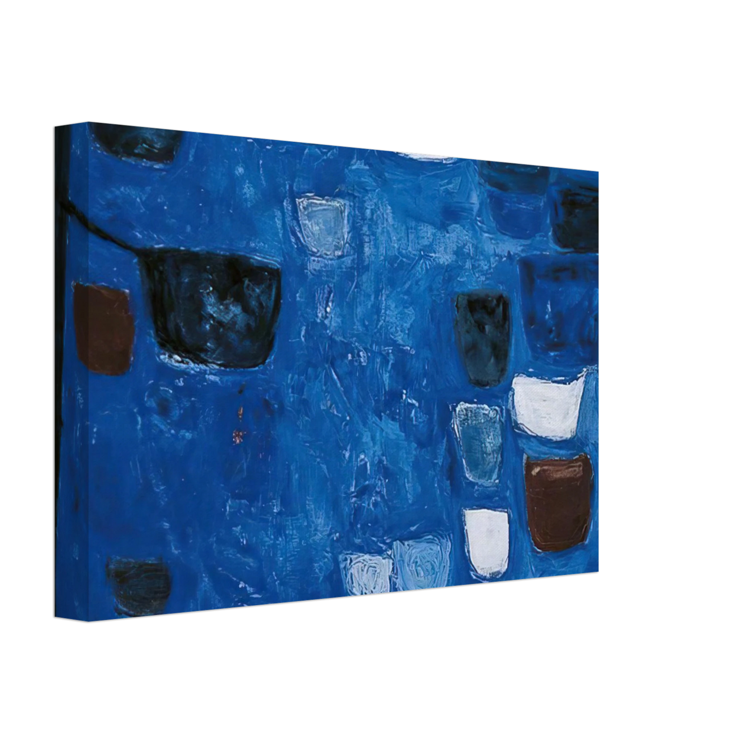 William Scott - Blue Still Life - 1957 Canvas - 40x60 cm / 16x24 inches-canvas