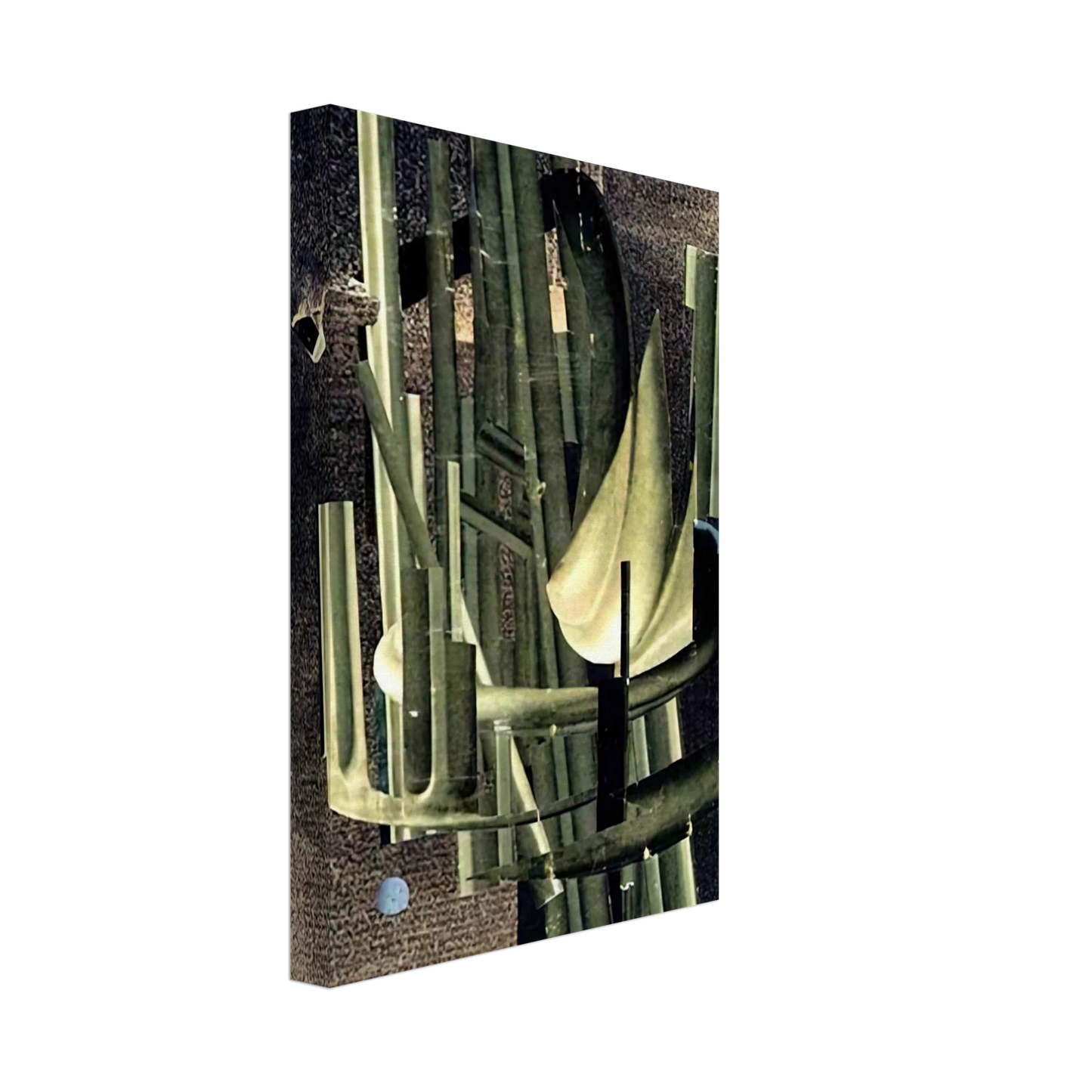 Hannah Hoch - RAUMFAHRT 1956 Canvas - 70x100 cm / 28x40 inches-canvas