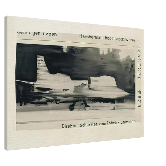 Gerhard Richter - SCHARZLER 1964 Canvas - 20x30 cm / 8x12 inches-canvas