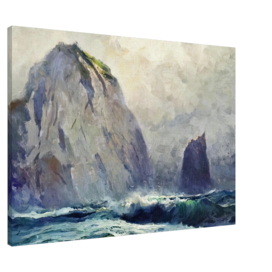 Sydney Laurence - Cape St. Elias - 1928 Canvas - 20x30 cm / 8x12 inches-canvas