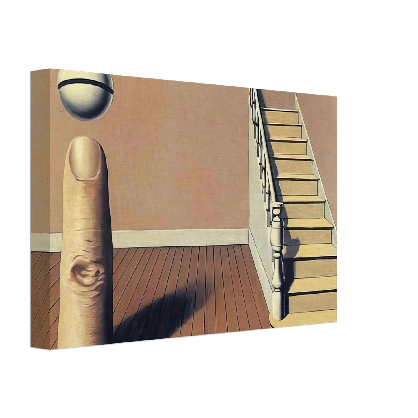 Rene Magritte - FORBIDDEN LITERATURE THE USE OF THE WORD 1936 Canvas - 40x60 cm / 16x24 inches-canvas