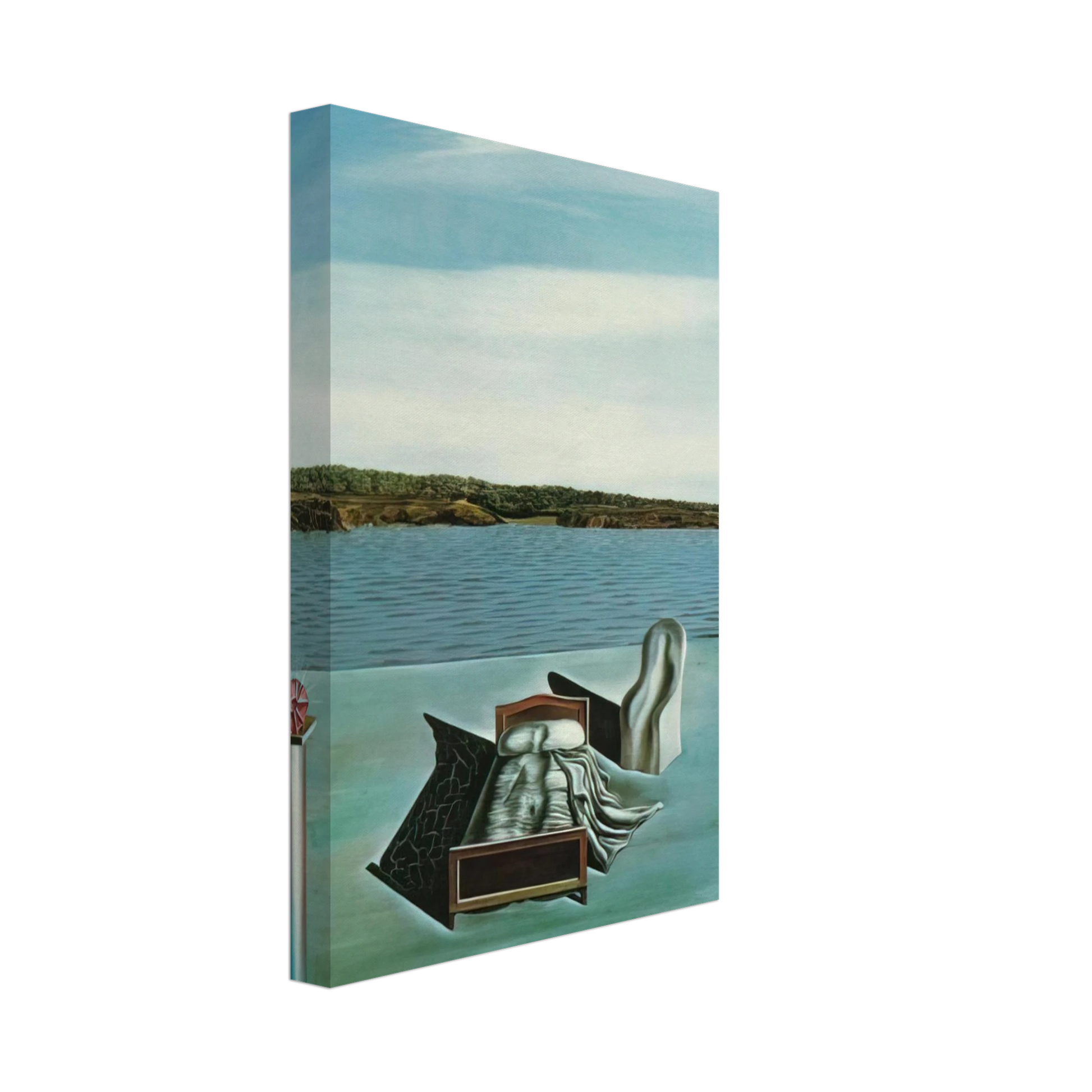 Salvador Dali - SURREALIST COMPOSITION WITH INVISIBLE FIGURES Canvas - 40x60 cm / 16x24 inches-canvas