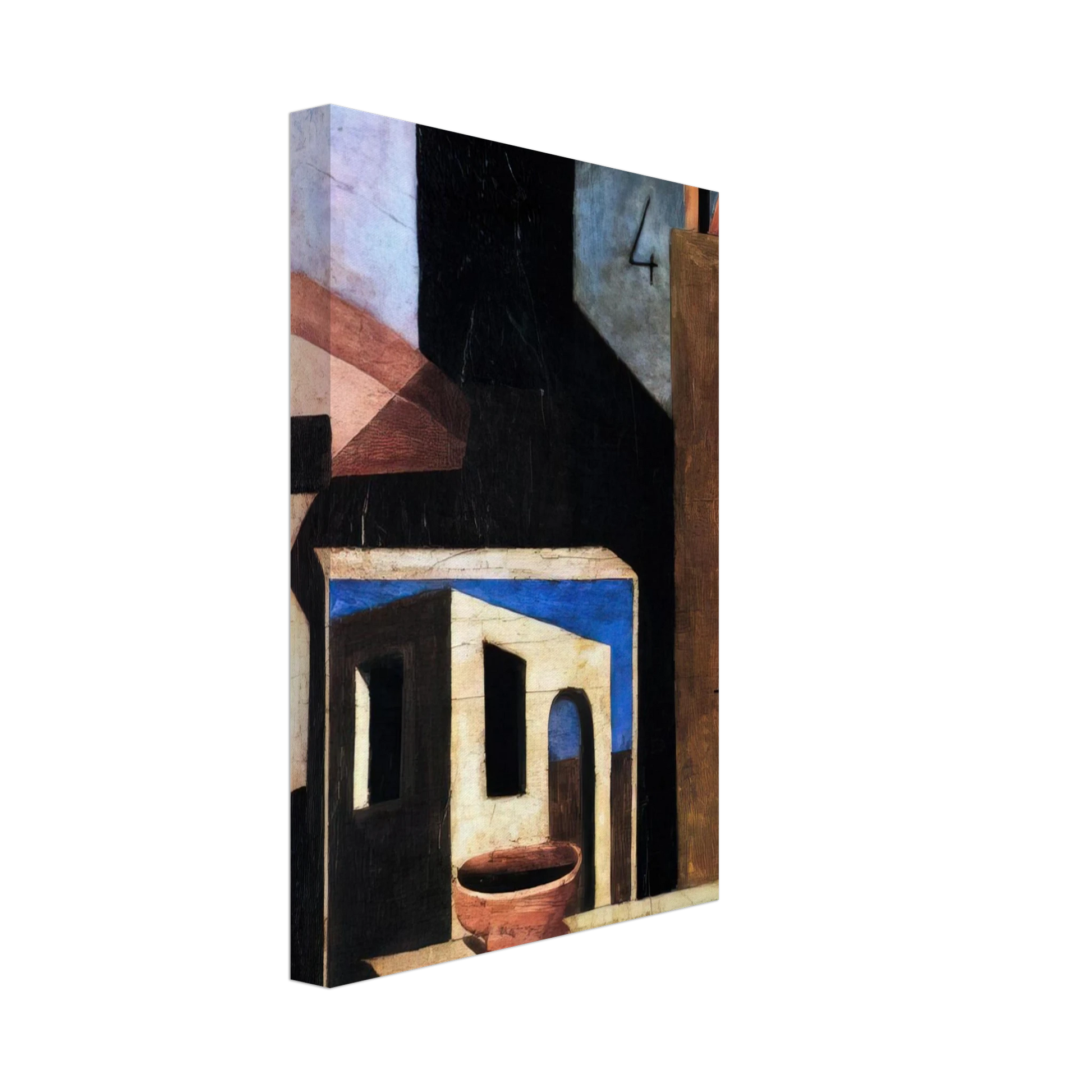 Carlo Carra - LA COMPOSIZIONE TA 1916 Canvas - 40x60 cm / 16x24 inches-canvas