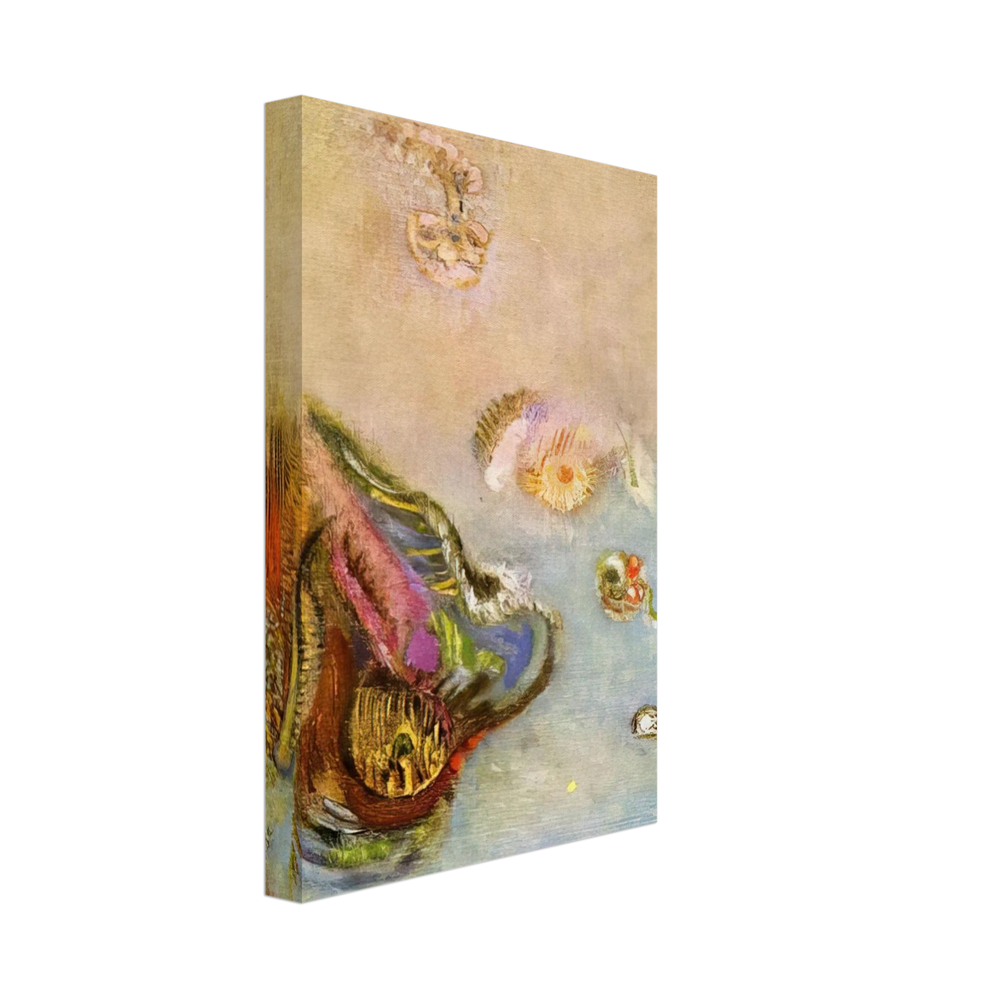 Odilon Redon - ANIMALS OF THE SEA 1910 Canvas - 40x60 cm / 16x24 inches-canvas