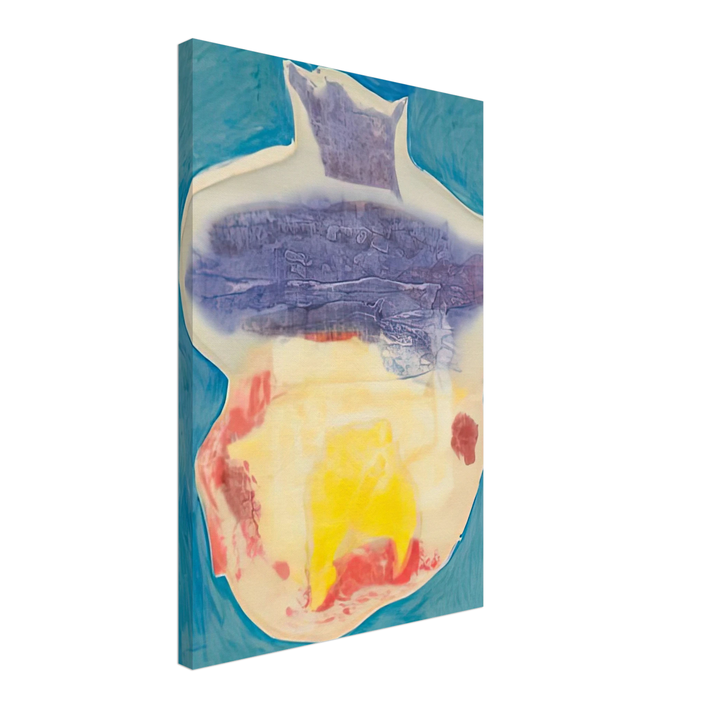 Helen Frankenthaler - Narcissus, 1963- Canvas - 70x100 cm / 28x40 inches-canvas