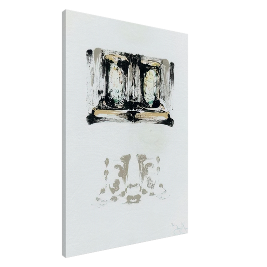 Jasper Johns - ALE CANS ULAE 152 Canvas - 20x30 cm / 8x12 inches-canvas