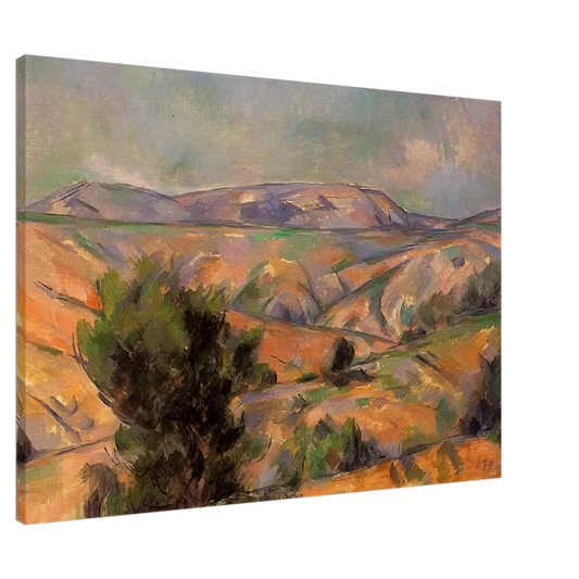 Paul Cezanne - Mount Sainte-Victoire Seen from Gardanne Canvas - 20x30 cm / 8x12 inches-canvas