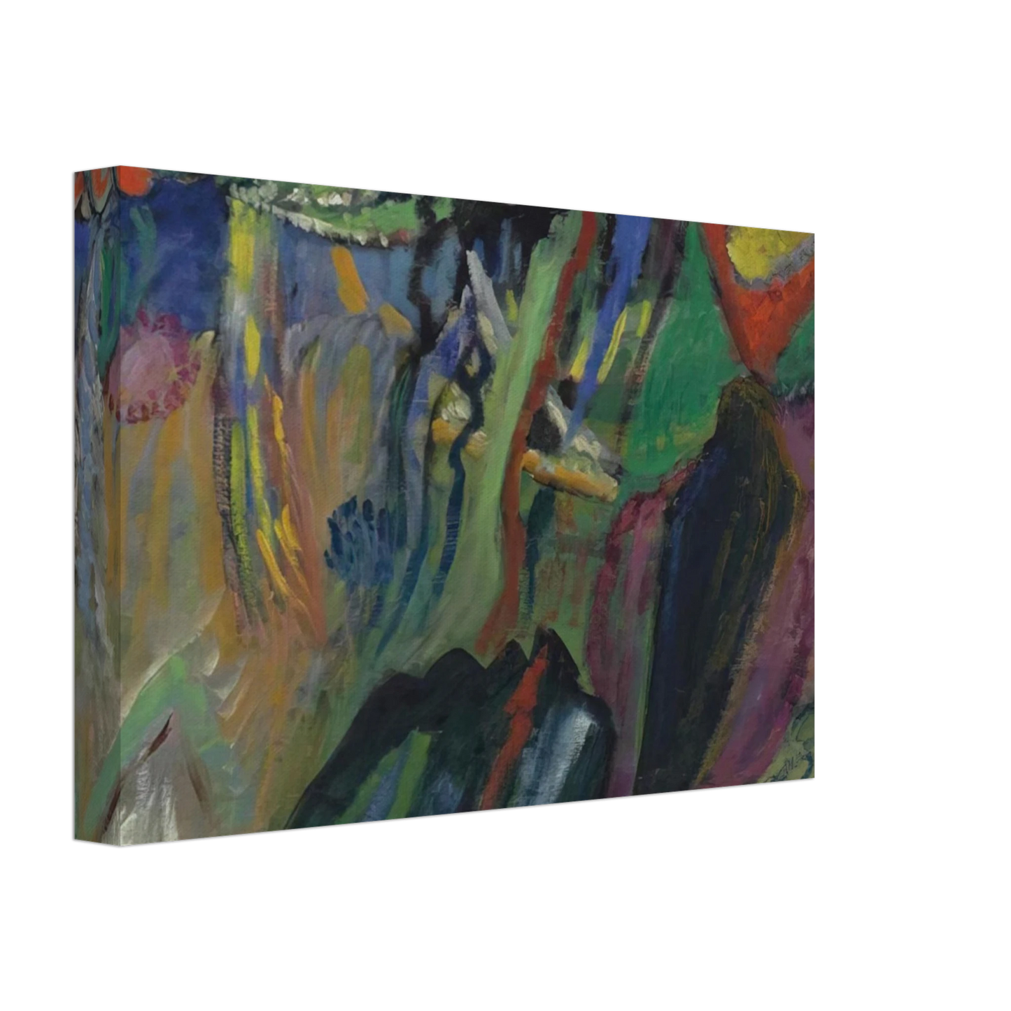 Gabriele Munter - ABSTRACT COMPOSITION Canvas - 40x60 cm / 16x24 inches-canvas