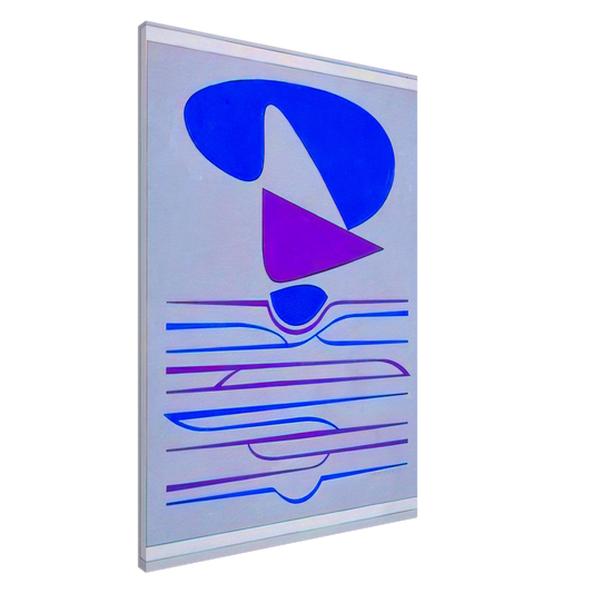 Victor Vasarely - Kateau - 1953 Canvas - 20x30 cm / 8x12 inches-canvas