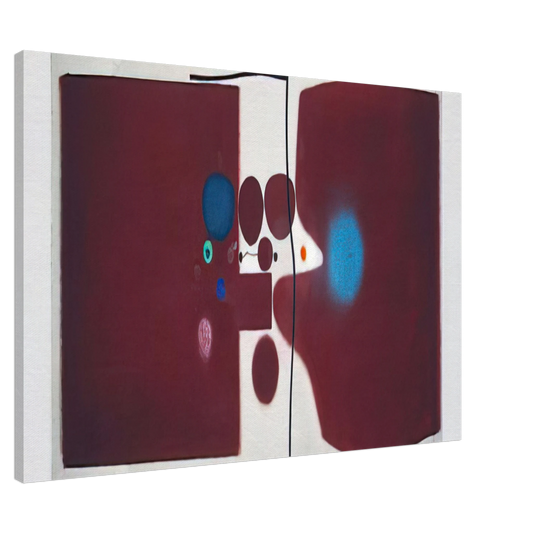 Victor Pasmore - BROWN SYMPHONY 1979 Canvas - 20x30 cm / 8x12 inches-canvas