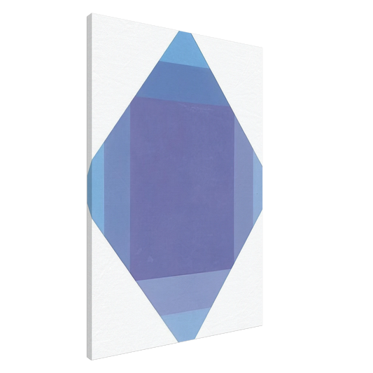 Max Bill - Auflosung von lila - 1972 Canvas - 20x30 cm / 8x12 inches-canvas