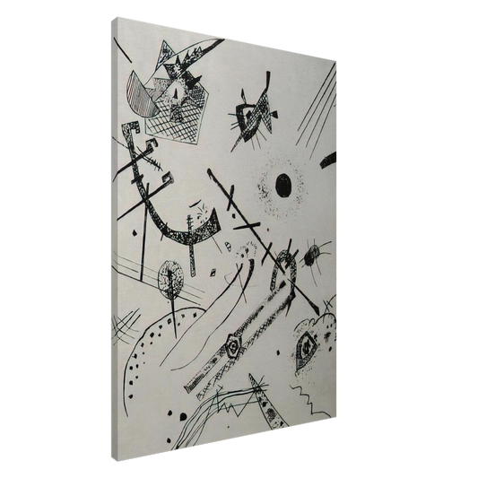 Wassily Kandinsky - SMALL WORLDS XI 1922 Canvas - 20x30 cm / 8x12 inches-canvas